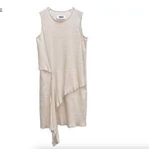 MM6 MAISON MARGIELA Cutting Layered Tank Top in Black sz XS